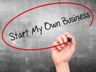 Start my own business graphic